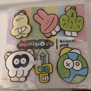 MINIMON Enamel Pin Set NEW (6 individual Pins)  3landers Franchise
